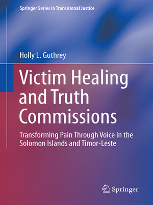 cover image of Victim Healing and Truth Commissions